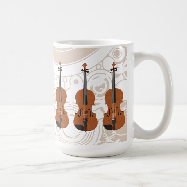 Violin: 3D Model: Coffee Mug (Right)