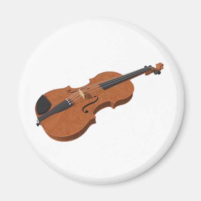 Violin: 3D Model: Magnet (Front)