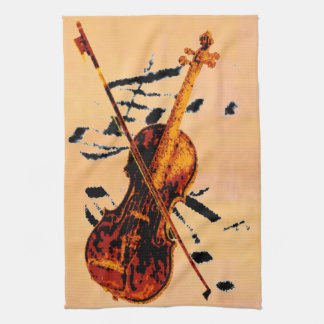Violin American MoJo Kitchen Towel