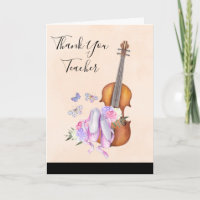 Violin and Ballet Shoes Teacher Appreciation