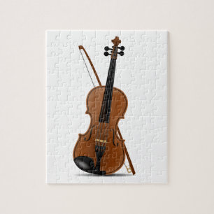 Violin and Bow Jigsaw Puzzle