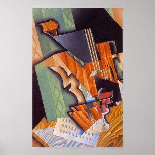 Violin and Glass, by Juan Gris Poster