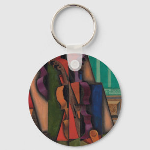 Violin and Guitar by Juan Gris Key Ring
