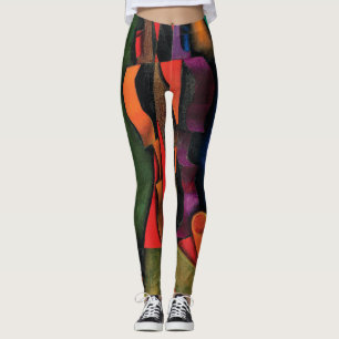 Violin and Guitar by Juan Gris Leggings