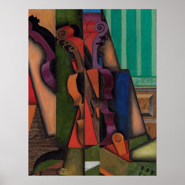Violin and Guitar by Juan Gris Poster (Front)