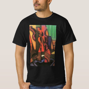 Violin and Guitar by Juan Gris, Vintage Cubism Art T-Shirt