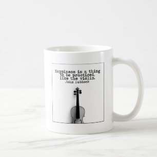 Violin and Happiness Coffee Mug