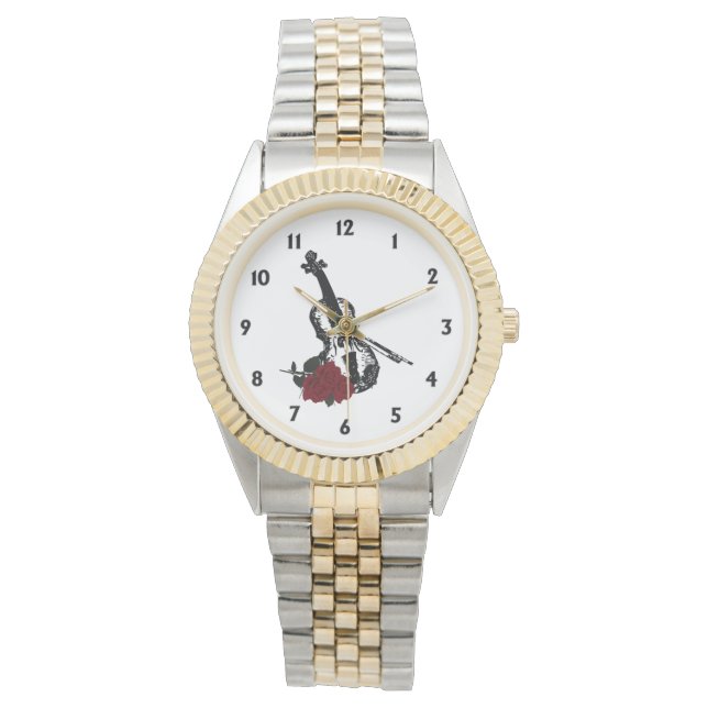 Violin and Roses Watch (Front)
