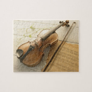 Violin and Sheet Music Jigsaw Puzzle