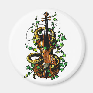 Violin and snake magnet