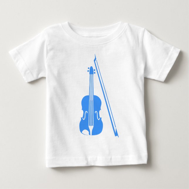 Violin - Baby Blue T-Shirt (Front)