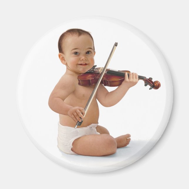 Violin Baby Magnet (Front)