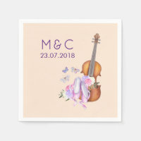 Violin, Ballet Shoes and Butterflies Wedding