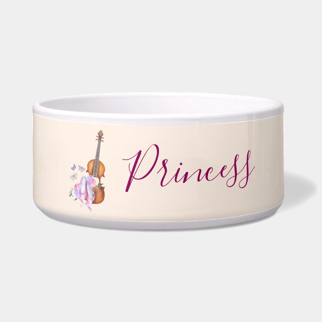 Violin, Ballet Shoes, Flowers and Butterflies (Front)