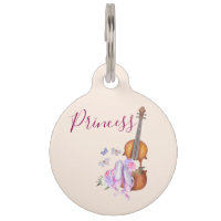 Violin, Ballet Shoes, Flowers and Butterflies