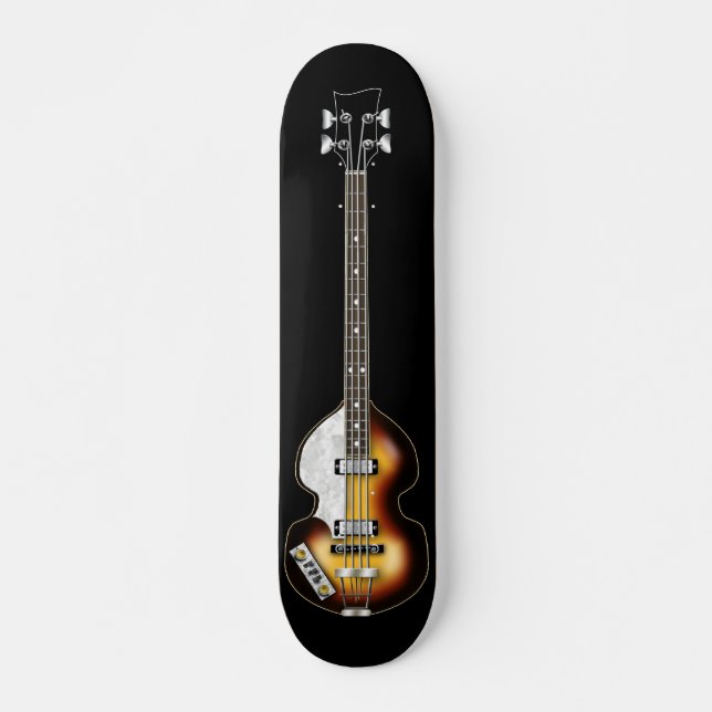 Violin Bass Guitar Skateboard (Front)