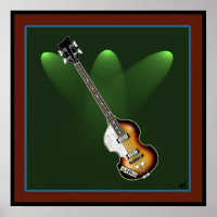 Violin Bass Poster
