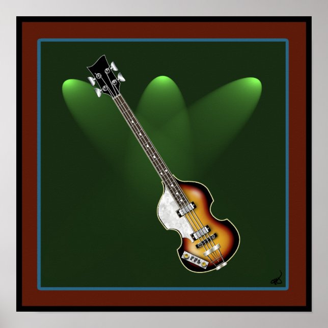 Violin Bass Poster (Front)