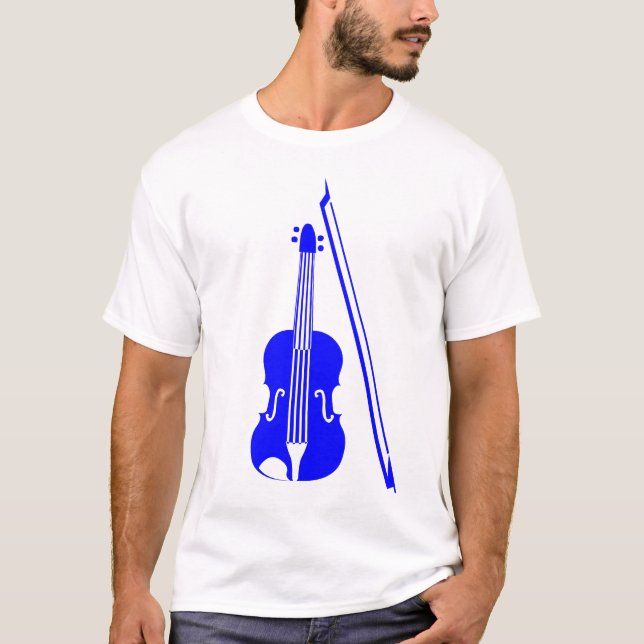 Violin - Blue T-Shirt (Front)