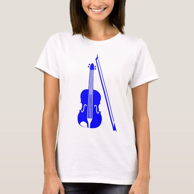Violin - Blue T-Shirt (Front)