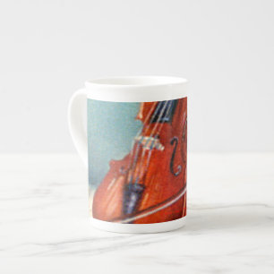 Violin Bone China Mug