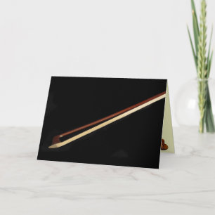 Violin Bow Card