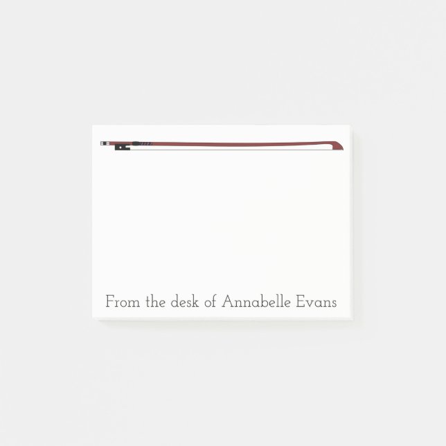 Violin Bow Post-it Notes (Front)