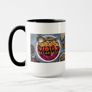 Violin Breakfast Mug