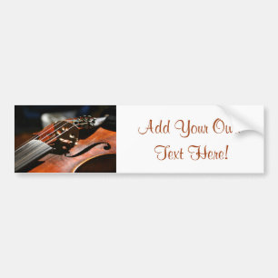 Violin Bumper Sticker