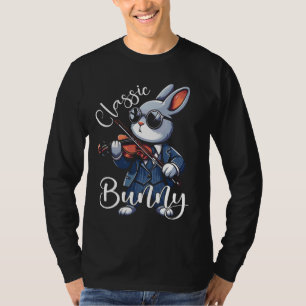 Violin Bunny Rabbit Violinist Fiddle Hare T-Shirt