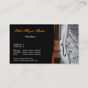 Violin Business Card