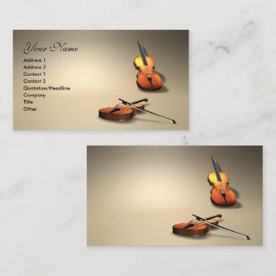 violin business card
