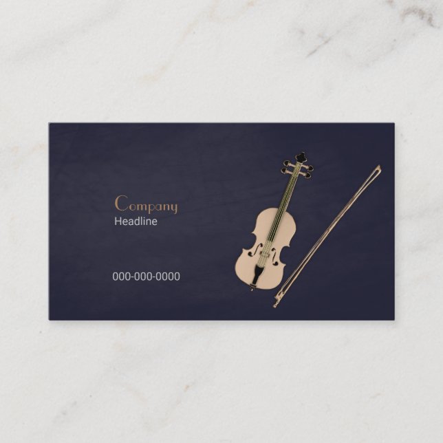 Violin Business Card (Front)