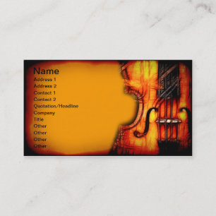 Violin Business Cards