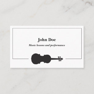 Violin Business Cards
