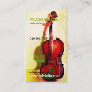 Violin Business/Instructor Business Card