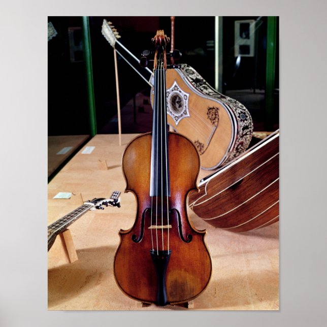 Violin, by Stradivari, Cremona, 1699 (photo; Poster (Front)