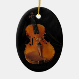 Violin Ceramic Tree Decoration