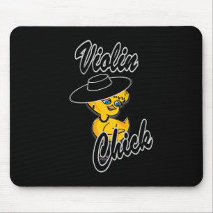Violin Chick #4 Mouse Mat