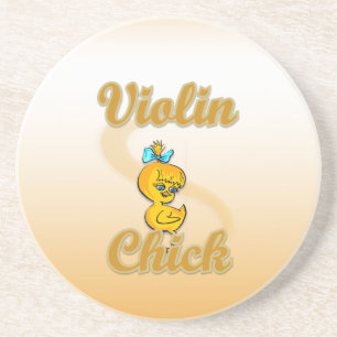 Violin Chick Coaster