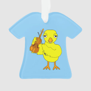 Violin Chick Ornament
