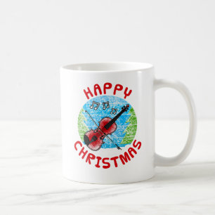 Violin Christmas Violinist Music Teacher Coffee Mug