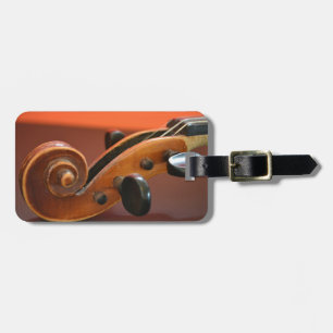 Violin classical stringed musical instrument luggage tag