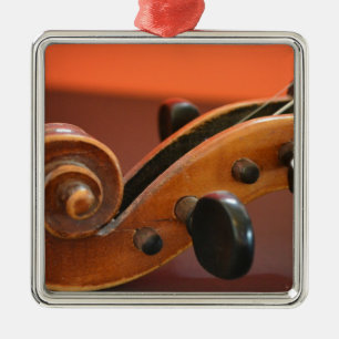 Violin classical stringed musical instrument metal tree decoration