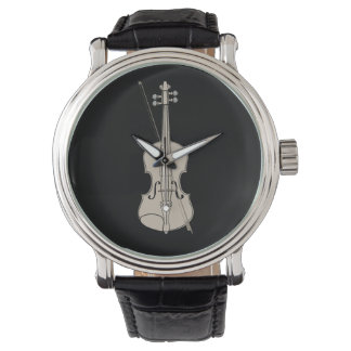 Violin Clock Musician Instruments Violin Musicians Watch