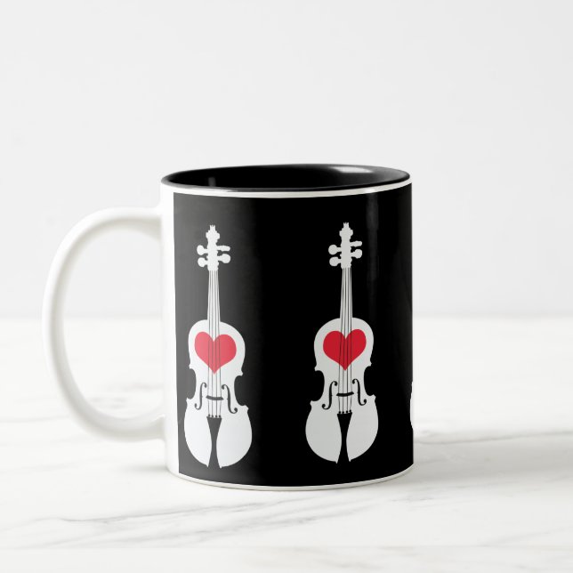 Violin Coffee Mug (Left)