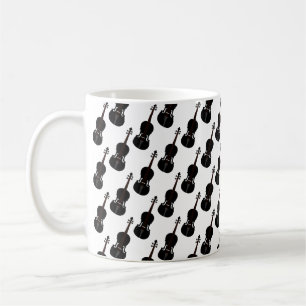 violin coffee mug