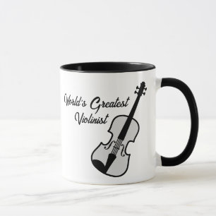 Violin coffee mug for world's greatest violinist
