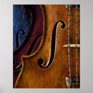 Violin Composition print