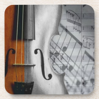 Violin Cork Coaster